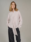 Ribbon Tie Cashmere Sweater
