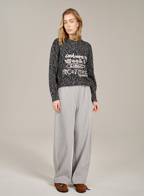 Marled Wool-blend Sweater