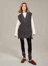 Marled Long Wool Vest Top