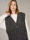 Marled Long Wool Vest Top