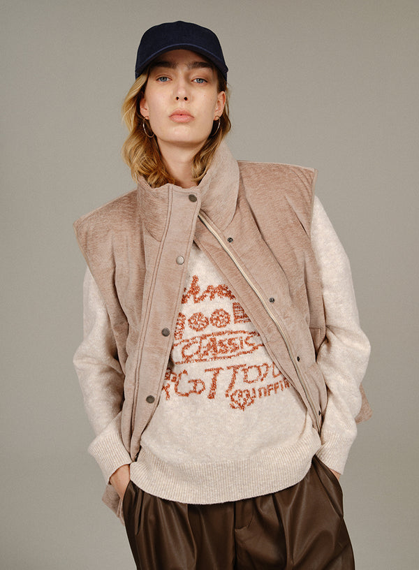 Marled Wool-blend Sweater