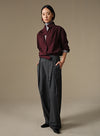 Designer Wide-Leg Pants