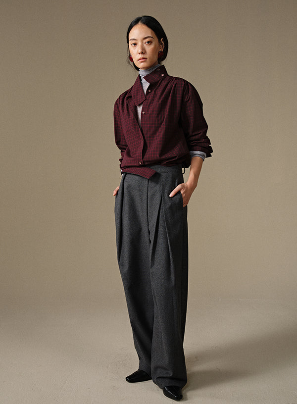 Turtleneck Wool Base Layer Top