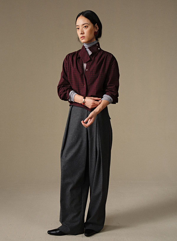 Designer Wide-Leg Pants