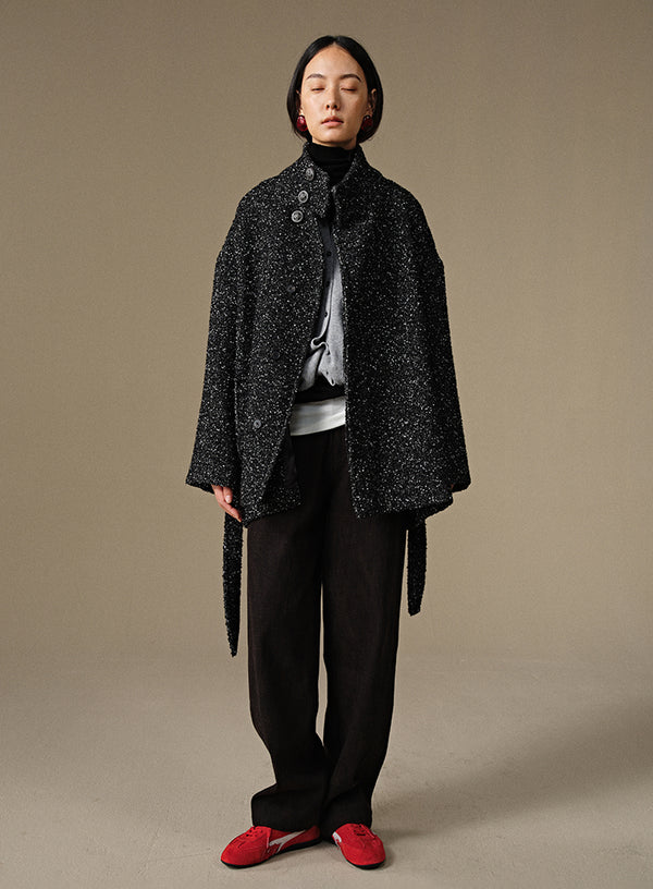 Winter Floral Jacket Coat