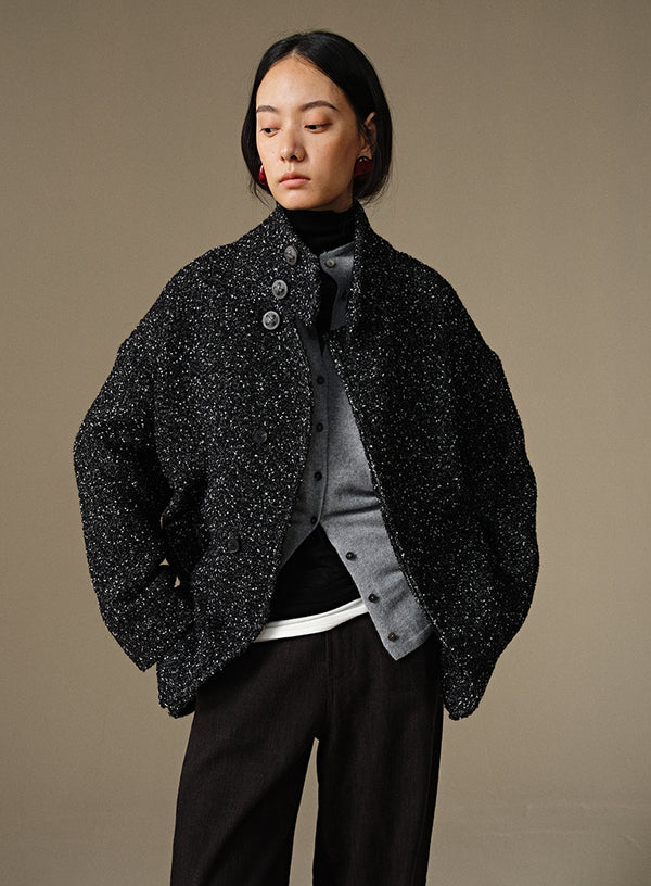 Winter Floral Jacket Coat