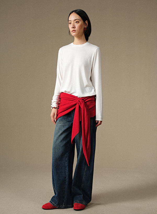 Cozy Wool Long Sleeve Tee