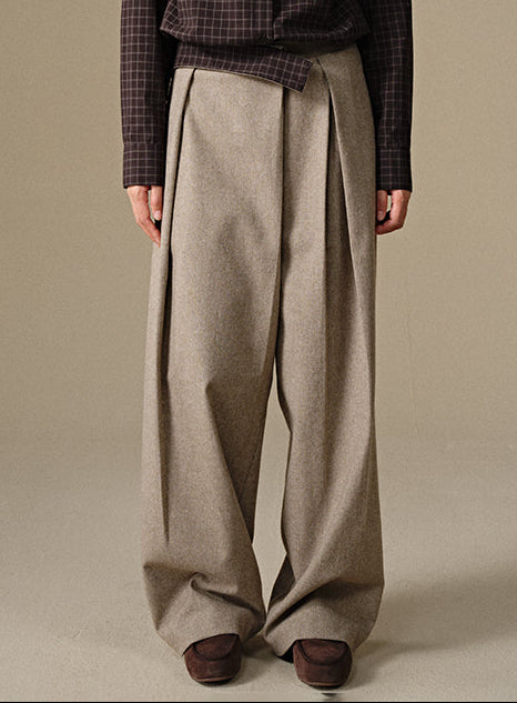 Designer Wide-Leg Pants