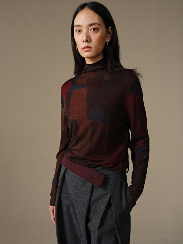 Printed Base Layer Sweater