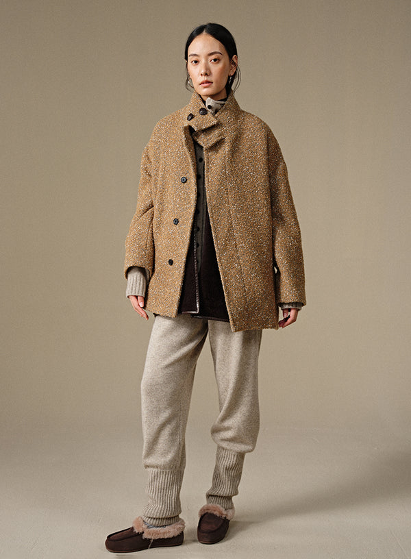 Winter Floral Jacket Coat