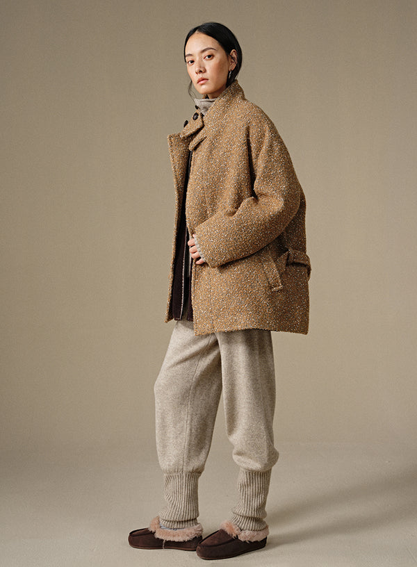 Winter Floral Jacket Coat