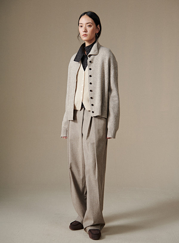 Cashmere Knit Vest Top