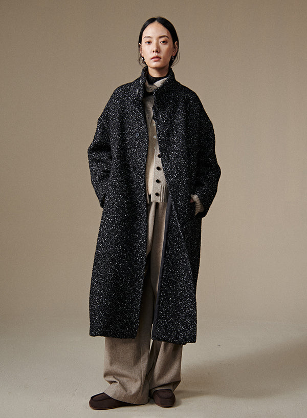 Stand Collar Plaid Shirt