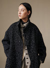 Winter Floral Long Overcoat
