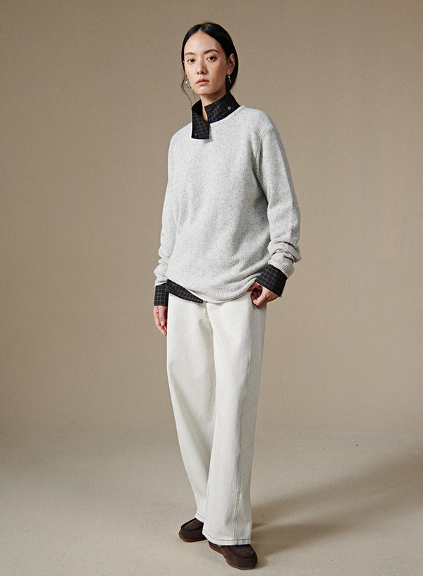 Stand Collar Plaid Shirt