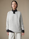 Textured Dot Wool Pullover