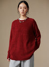 Textured Dot Wool Pullover