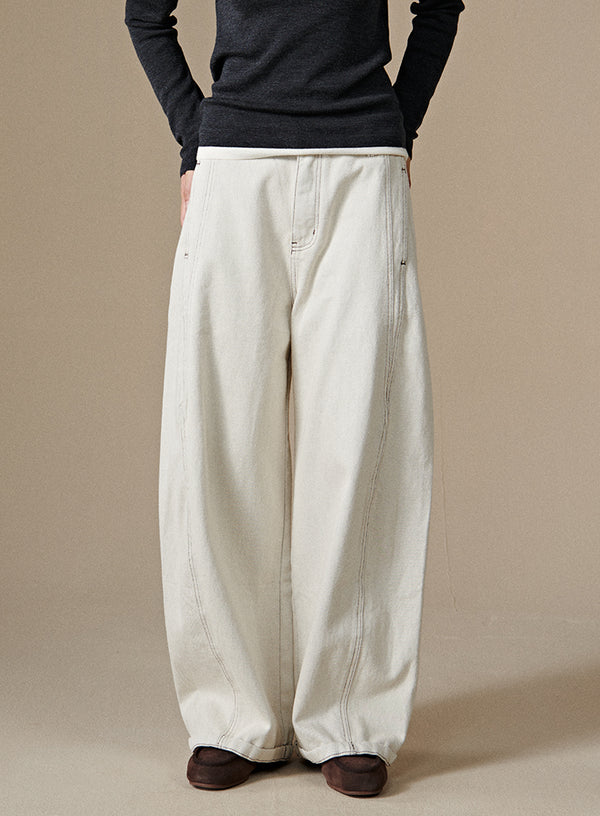 Klassiske Casual bukser med brede ben