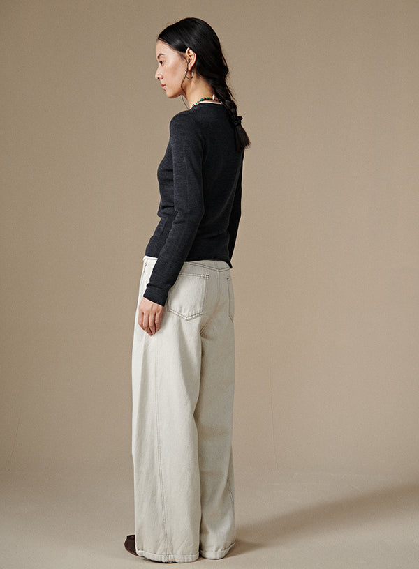 Klassiske Casual bukser med brede ben