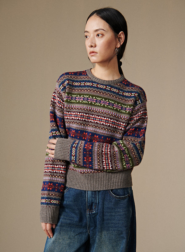 Fair Isle Crewneck Sweater