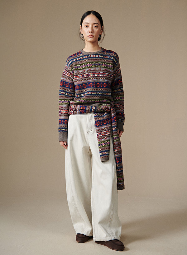 Fair Isle Crewneck Sweater