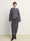 Yak Wool Knit Skirt