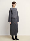 Yak Wool Knit Skirt