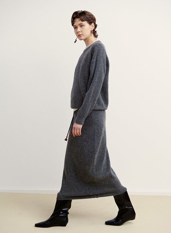 Yak Wool Knit Skirt