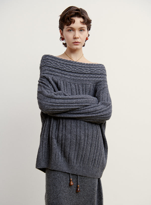 Off-Shoulder Sweater