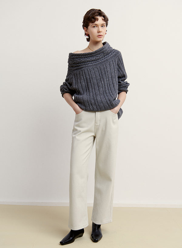 Klassiske Casual bukser med brede ben