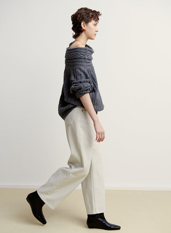 Klassiske Casual bukser med brede ben