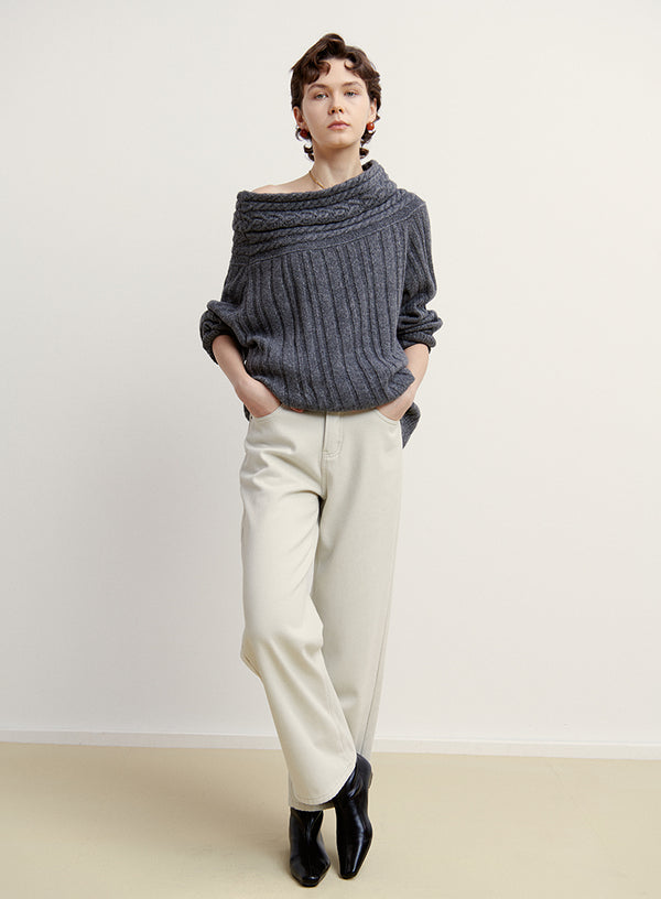 Off-Shoulder Sweater