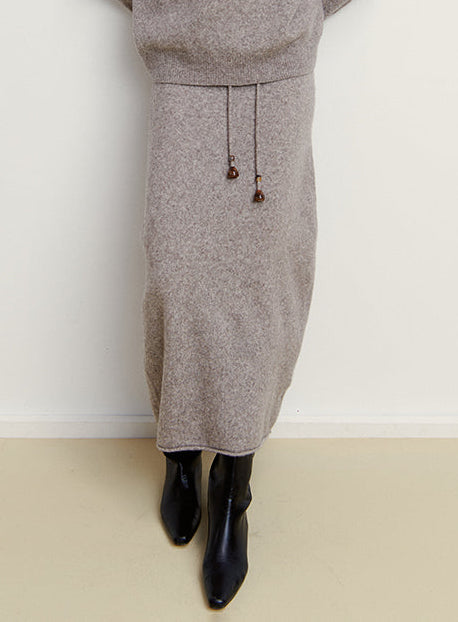 Yak Wool Knit Skirt