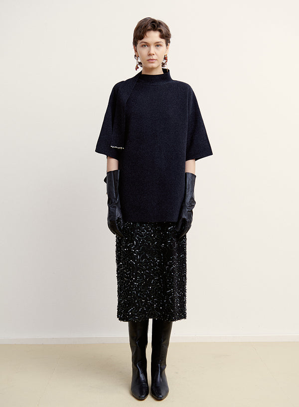 Glam Sequin Matte Skirt