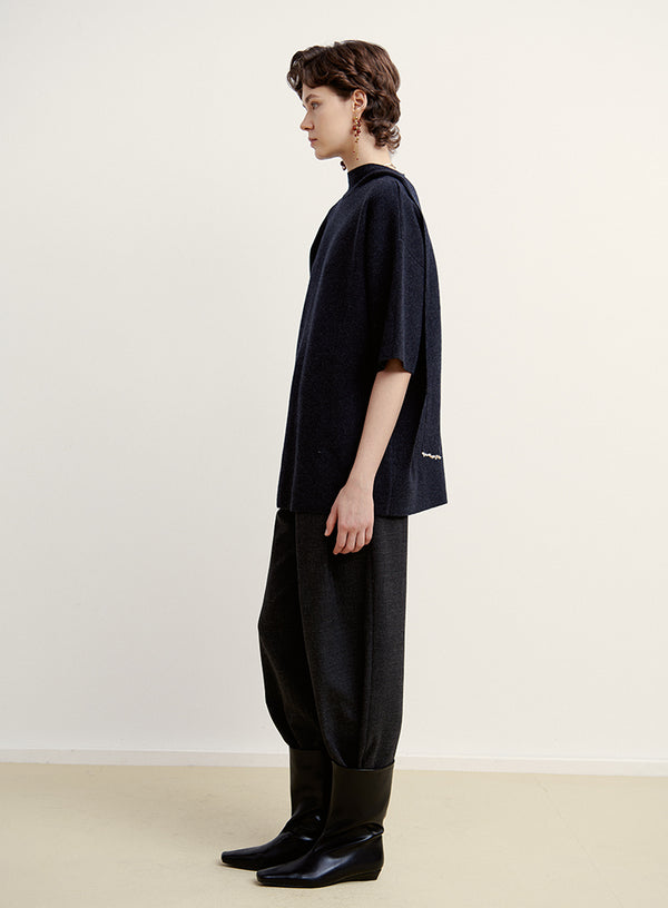 Soft Drape Wide Leg Trousers