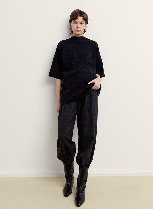 Soft Drape Wide Leg Trousers