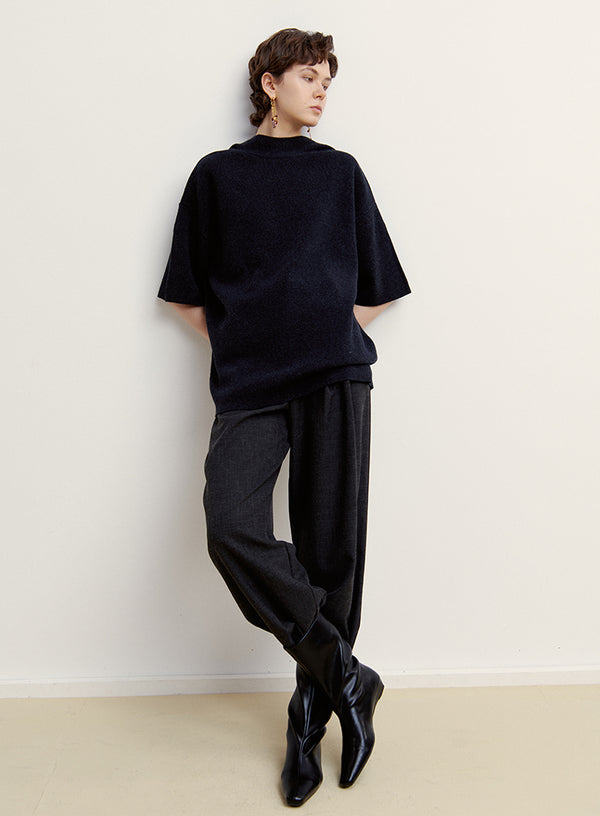 Soft Drape Wide Leg Trousers