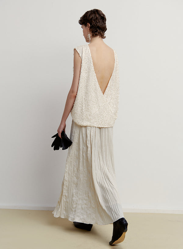 Matte Sequin Vest Top