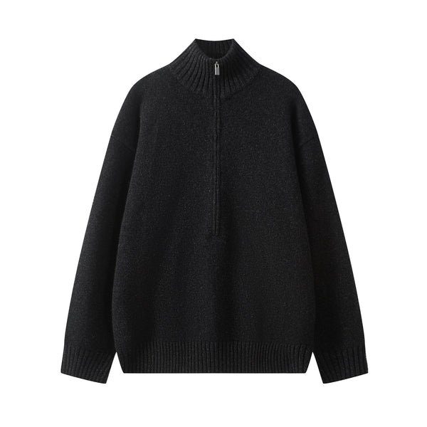 Yak Wool Zip Sweater