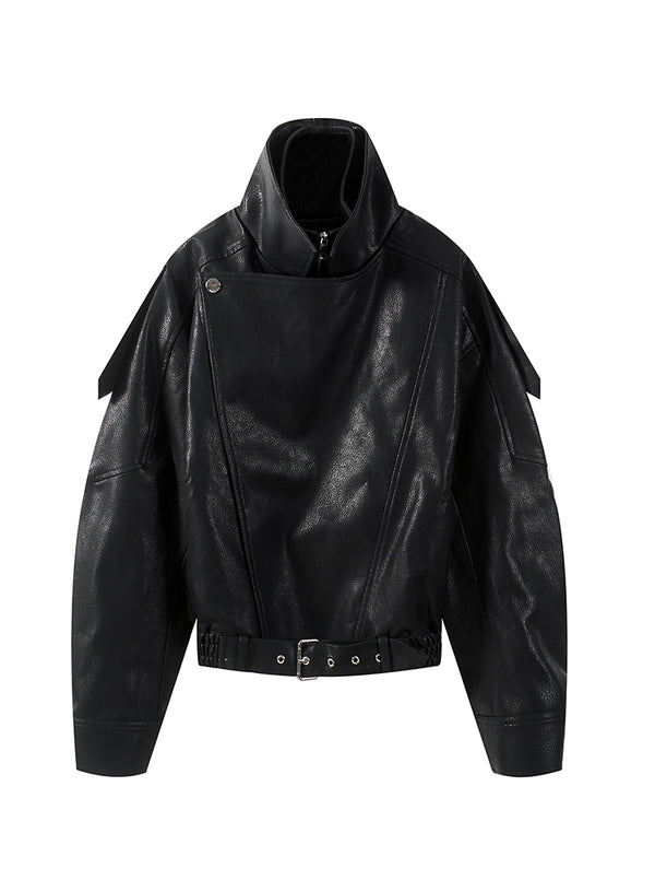 Retro PU Jacket