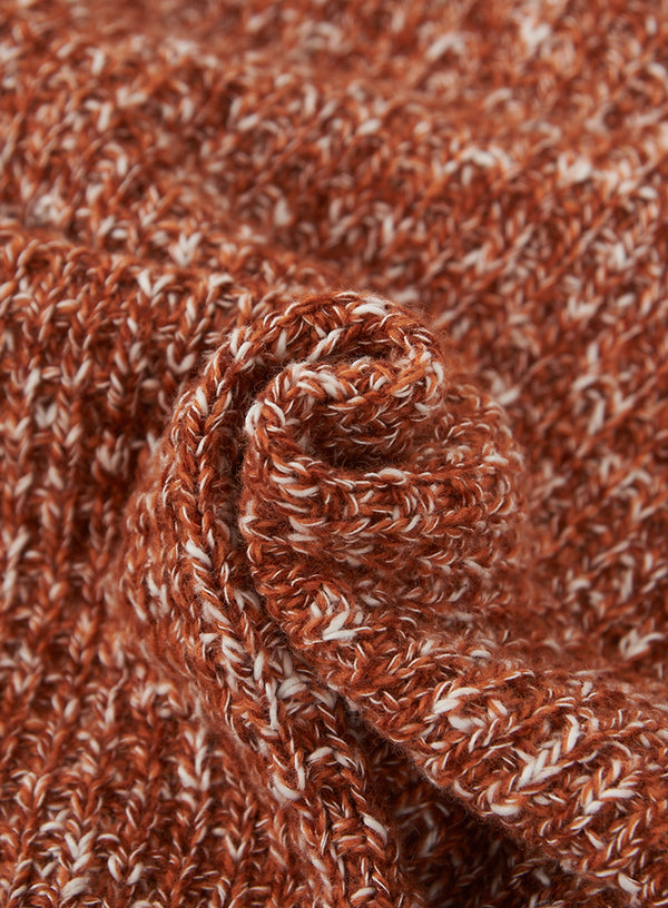 Marled Wool-blend Cardigan