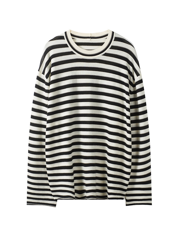 Wool Blend Stripe Top