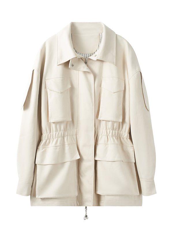 Suede Utility Outerwear
