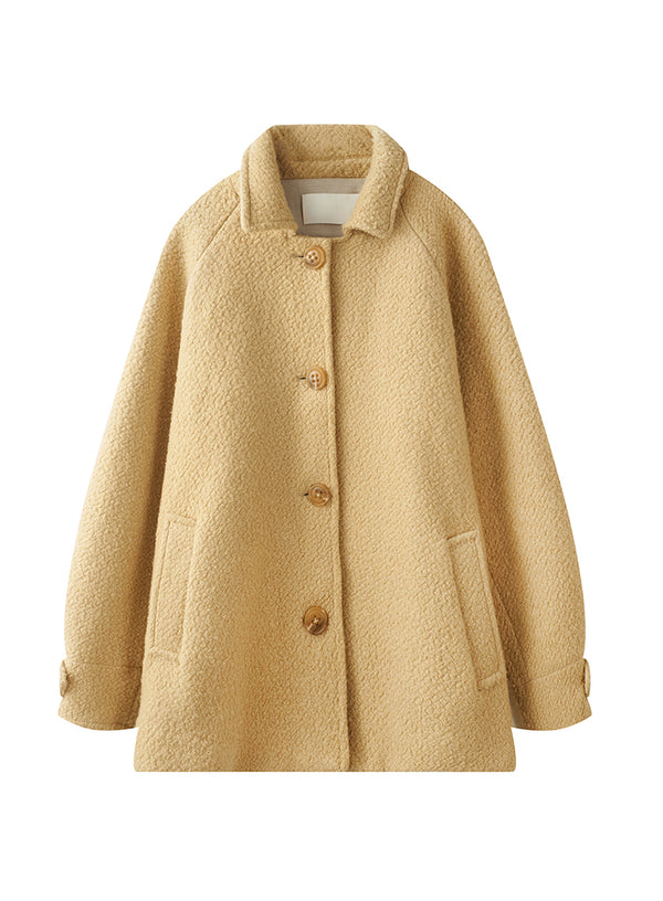 Cropped Wool Coat