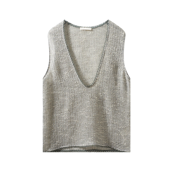 Lace Knit Tank Top