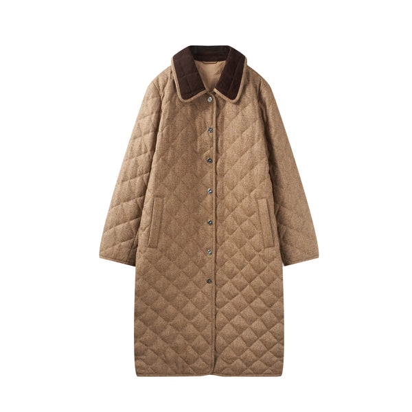 Scarf Collar Down Coat
