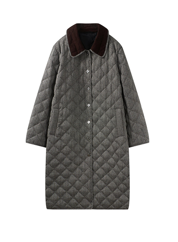 Scarf Collar Down Coat
