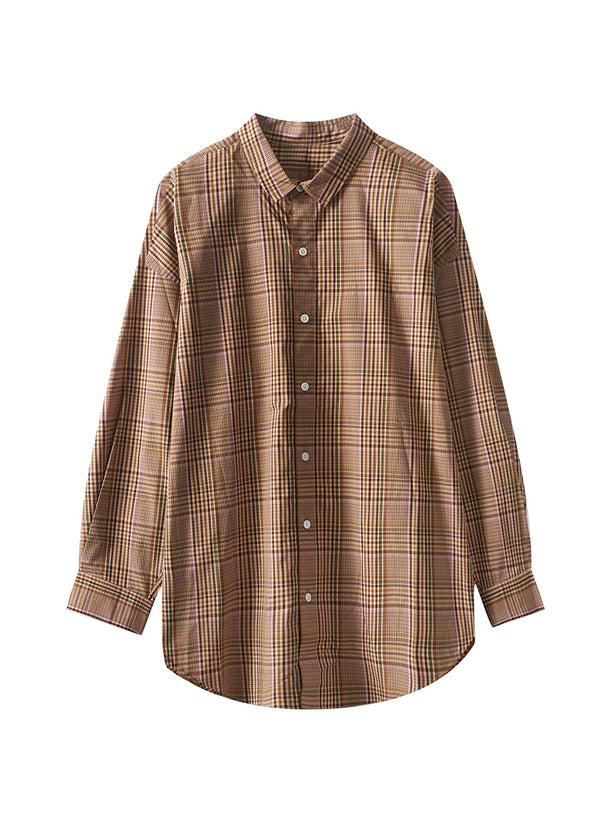 Classic Plaid Shirt Long Sleeve