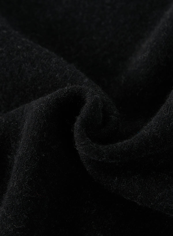 Asymmetric Hem Wool Sweater