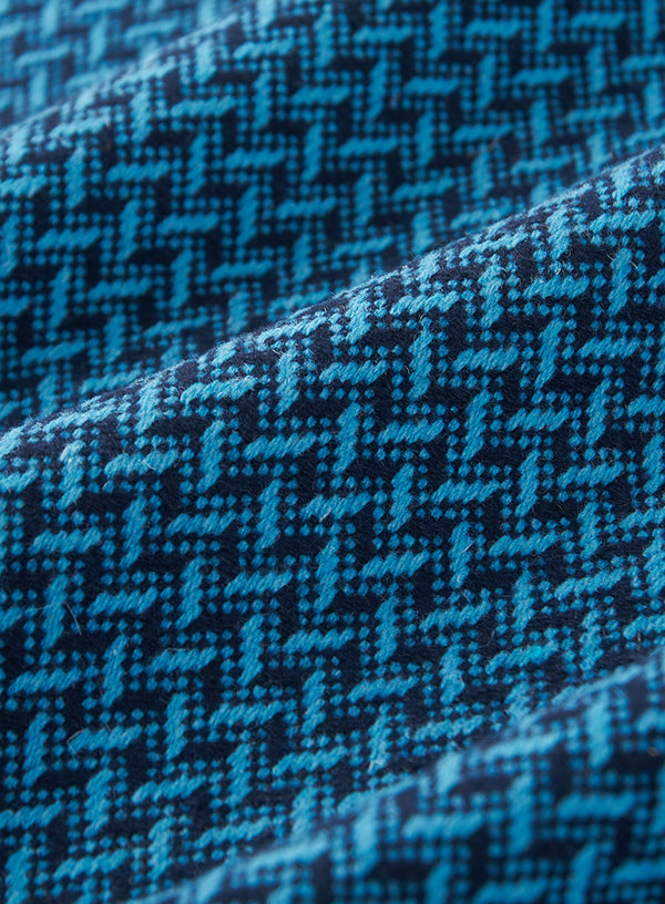 Plaid Wool Pencil Skirt